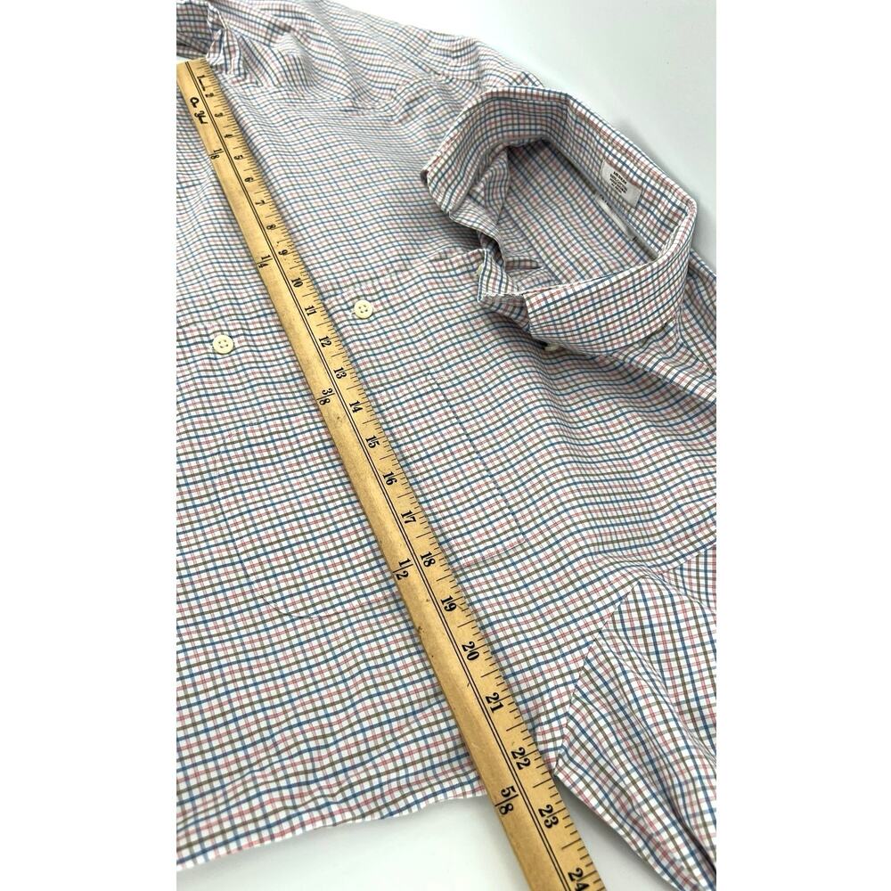Peter Millar Button Down Collard Shirt Plaid Men'… - image 8